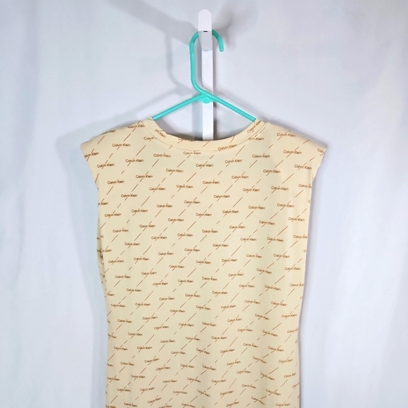 Calvin Klein Yellow Dress Sz 10 NWOT - Picture 2 of 8